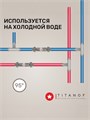 Магнитный преобразователь от накипи для жёсткой воды для скважины TITANOF МП 1000 (1000 л/час) Мп3/4