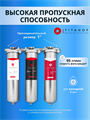 Тройной фильтр для водопроводной воды ТИТАНОФ СТК 6000, Механическая, тонкая очистка, обезжелезивание и умягчение BB20 - копия 10511